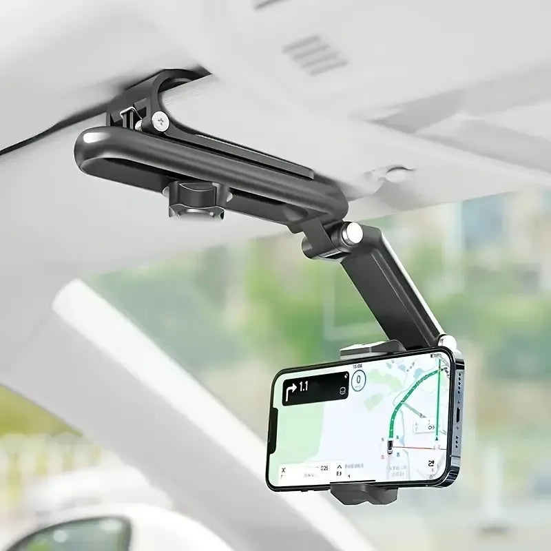 Sun Visor Mobile Phone Holder That Supports 1080 Degree Rotation, Universal Phone Holder, Multifunctional Phone Holder