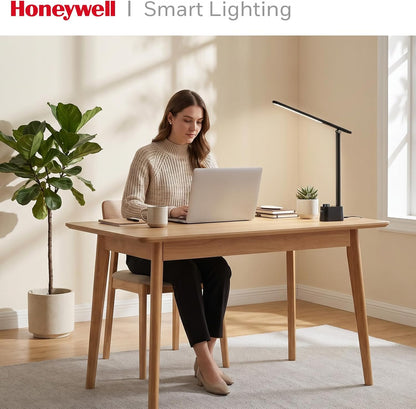 LED Desk Lamp, Sunturalux™ Black Desk Lamps for Home Office USB